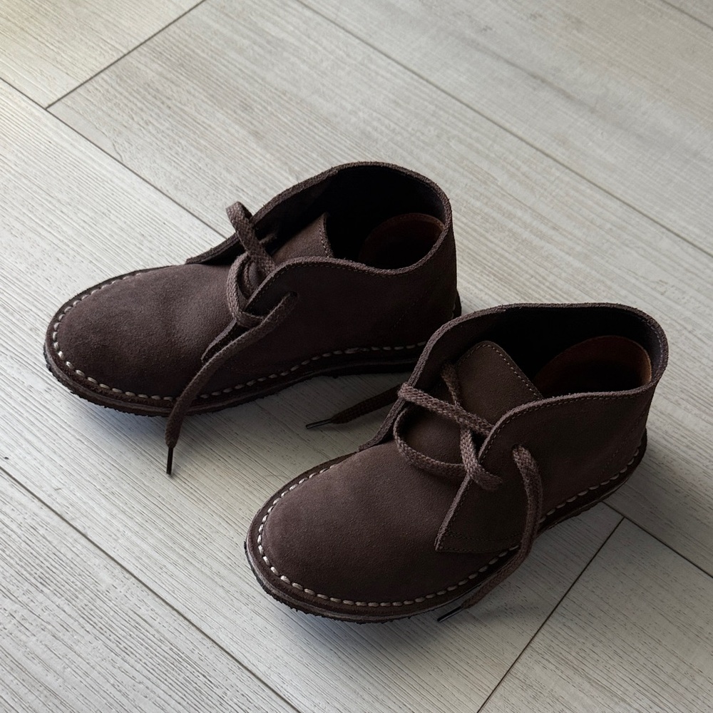 Crew cuts J Crew boys suede chukka boots Chelsea boots - Picture 4 of 7